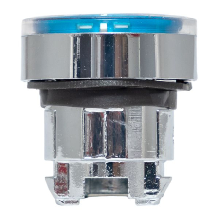 Исполнительный механизм кнопки XB4 синий плоский  возвратный без фиксации, с подсветкой EKF PROxima