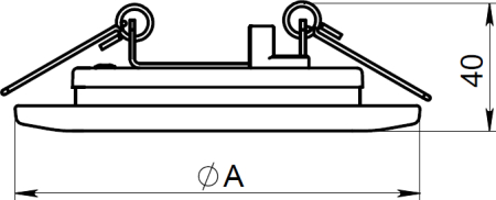 AVIS DL LED 12 4000K светильник