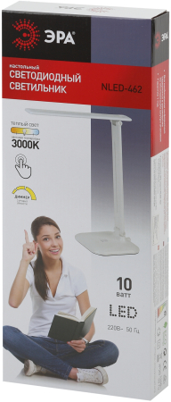 ЭРА NLED-462-10W-W белый наст.светильник