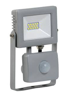Прожектор СДО 07-10Д светодиодный серый с ДД IP44 IEK