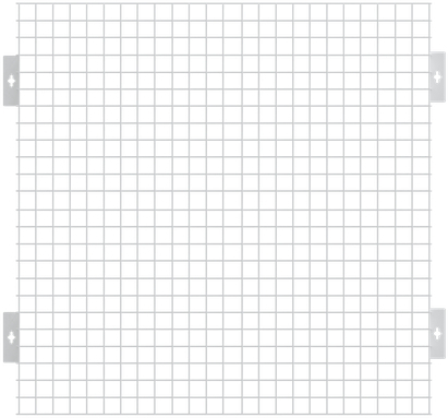 Защитная решетка для панелей 595х595