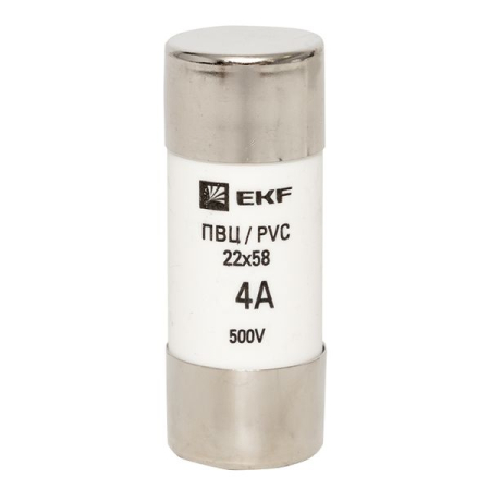 Плавкая вставка цилиндрическая ПВЦ (22х58)   4А EKF PROxima