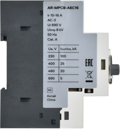 ARMAT Авт. выкл. защиты двигателя A6 GV2P 10-16А IEK