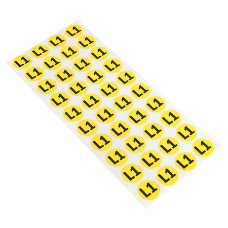 Наклейка "L1" d=20мм EKF PROxima