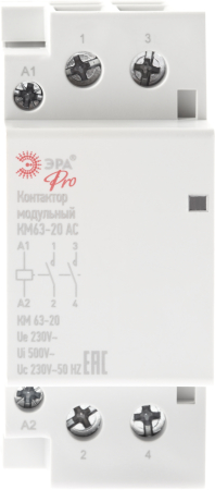 Контактор модульный ЭРА PRO NO-902-296 КМ63-20 AC