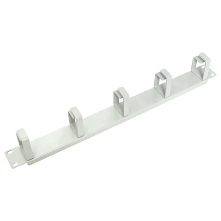 Кабельный органайзер TERACOM PRO 1U 5 колец серый