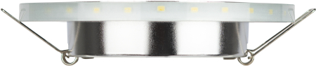 DK LD51 MR  Встраиваемый светильник со светодиодной подсветкой ЭРА DK LD51 MR GX53 зеркальный