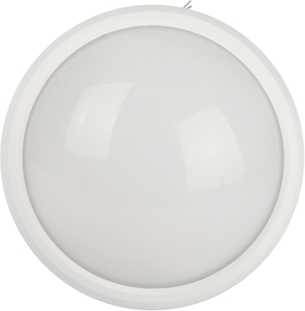 SPB-1-12 (W)  ЭРА Светодиод. св-к IP54 12Вт 4000К 960лм круг 180х80 БЕЛ.