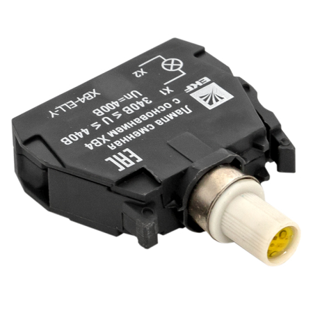 Лампа сменная c основанием XB4 желтая 400В EKF PROxima