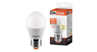 Лампа LED WOLTA G45 10Вт 900лм Е27 3000К   1/50