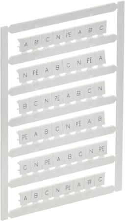 ARMAFIX Маркер для CTS 6мм2/CP 10мм2 "A; B; C; N; PE" IEK