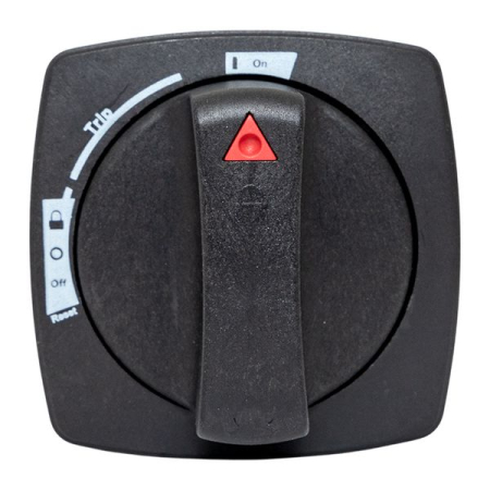 Черная выносная рукоятка GV2 EKF