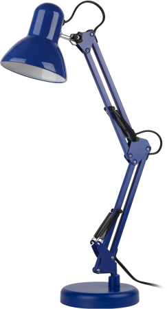 N-214-E27-40W-BU  Настольный светильник ЭРА N-214-E27-40W-BU Е27 с основанием синий