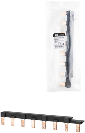 Шина соединительная наборная ШСН 2П 63А 4x2PIN(тип A) TDM