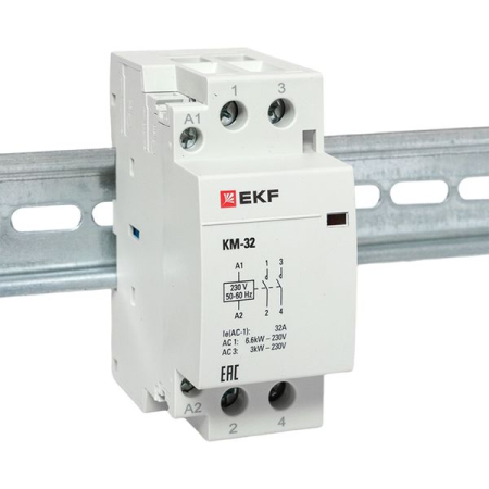 Контактор модульный КМ 32А 2NО (2 мод.) EKF PROxima