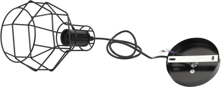 Подвес PL11 BK  ЭРА металл, E27, max 40W, d160 мм, черный