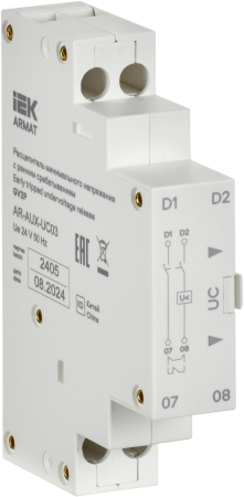 ARMAT Расцепитель мин. напр. с ранн. сраб. 24В GV2P IEK