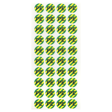 Наклейка "PE" d=20мм EKF PROxima