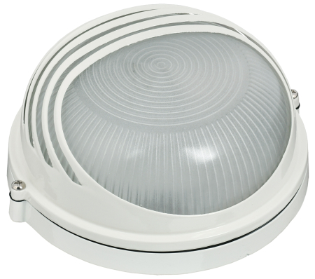 Светильник НПП1307 белый/круг ресничка 60Вт IP54 IEK