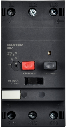 Пускатель ПРК64-80 In=80A Ir=56-80A Ue 660В IEK