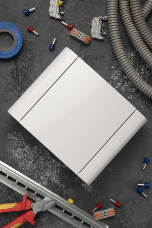 Щит распределительный ЩРН-П-6 "SlimBox" белая дверца IP41 EKF PROxima