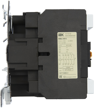 Контактор КМИе-34012 40А 230В/АС3 1NO;1NC GENERICA