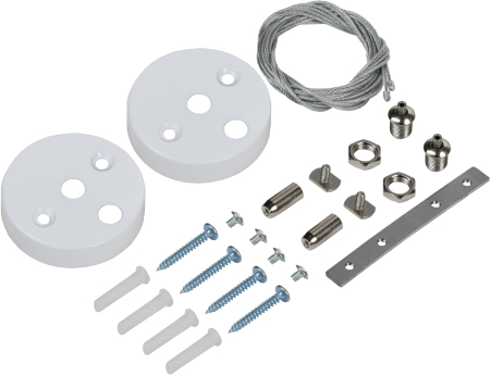 Комплект для подвесного монтажа для свет. LED лин. бел. IEK