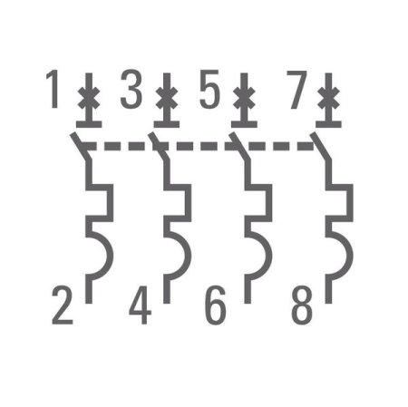Автоматический выключатель 4P 32А (C) 4,5kA ВА 47-63 EKF PROxima