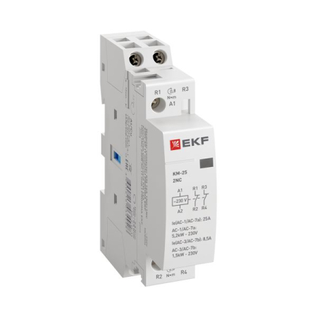 Контактор модульный КМ 25А 2NC (1 мод.) EKF PROxima