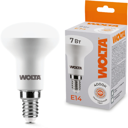 Лампа LED  WOLTA R50 7Вт  650Лм E14 4000K 1/50