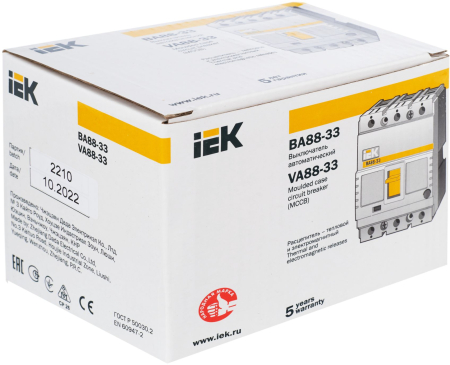 Авт. выкл. ВА88-33 3Р 160А 35кА IEK