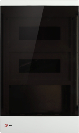 bs-24f  Щит распределительный со слаботочным отсеком ЭРА MultiBox bs-24f встраиваемый пластиковый 24 модуля IP40