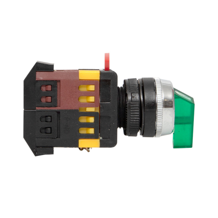 Переключатель ANLC-22 2P зеленый с подсветкой 380В NO+NC EKF PROxima