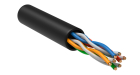 ITK Витая пара U/UTP 5E 4х2х24AWG LDPE черный (305м) РФ/С