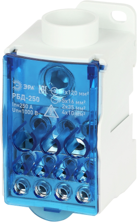 NO-122-42  Распределительный блок на DIN-рейку ЭРА  NO-122-42 РБД-250А