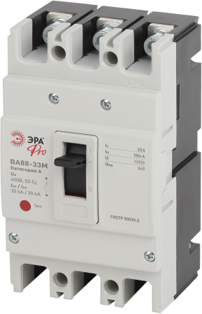 SVA20-3-0032-E  Автоматический выключатель ВА88-33М ЭРА PRO SVA20-3-0032-E 3Р 32А 35кА