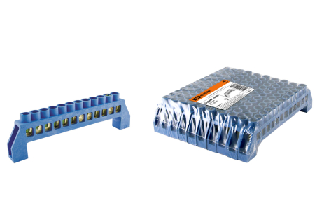 Шина "N" нулевая  в изоляторе 6х9мм  12 групп TDM