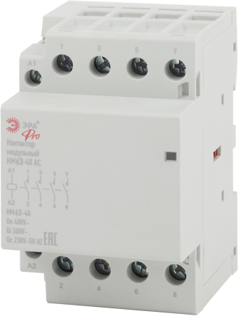 NO-902-301  Контактор модульный ЭРА PRO NO-902-301 КМ63-40 AC