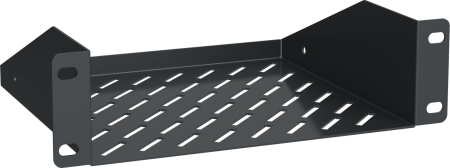 ITK Конс. полка 1U глуб. 200мм для шкафа 10" LINEA WS черная