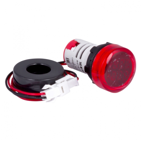 Индикатор значения тока и напряжения красный ED16-22AVD 100А EKF PROxima  в комплекте с трансформатором тока