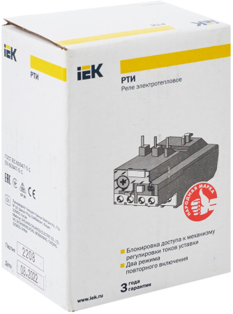 Реле РТИ-1314 электротепловое 7-10А IEK