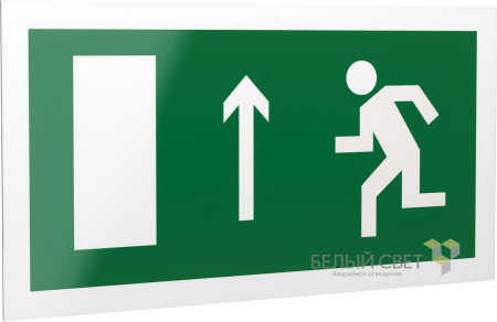 Двухсторонний рассеиватель BS-DR-4,E12 "Напр, к эв, выходу прямо (лев,)"