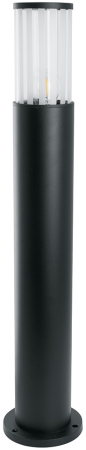 Светильник садово-парковый Feron DH0905, столб,  E27 230V, черный