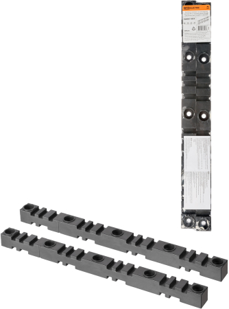 Изолятор шинный плоский ИШП 4П для шин 10  и 10/20 мм, длина 458 мм межшинное расстояние 115 мм TDM