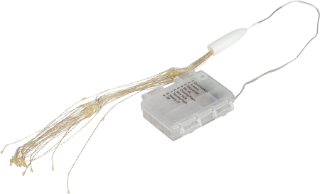 ENIS-90M  Светодиодная новогодняя гирлянда ЭРА ENIS-90M подвесной светильник Салют мультиколор 90 led 2*AA