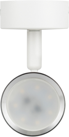 Светильник настенно-потолочный спот ЭРА OL35 WH MR16 GU10 IP20 белый, хром