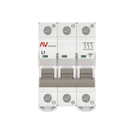 Выключатель автоматический AV-10 DC 3P 1A (L) 10kA EKF AVERES