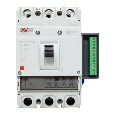 Автоматический выключатель AV POWER-2/3 250А 50kA ETU2.2