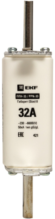 Плавкая вставка ППН-33 160/ 32А габарит 0 EKF PROxima