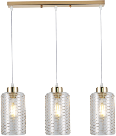 Светильник подвесной (подвес) Rivoli Malice 9124-203 3 х Е27 40 Вт модерн потолочный